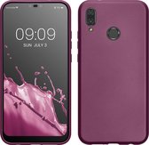 kwmobile telefoonhoesje geschikt voor Huawei P20 Lite - Hoesje voor smartphone - Back cover in metallic lila