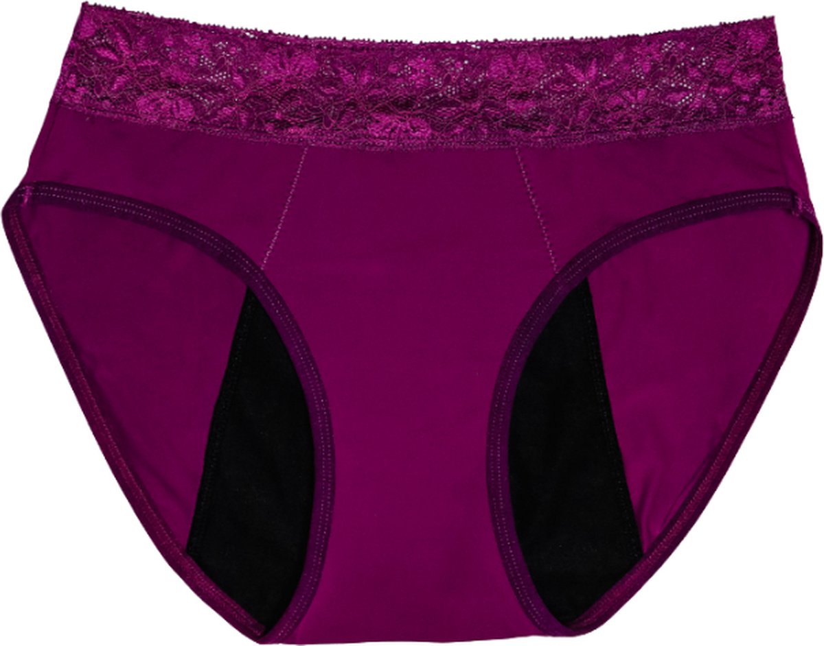 Cheeky Pants Feeling Pretty - Maat 44-46 - Incontinentie Slipje - Absorberend Ondergoed - Pretty Menstruatieondergoed