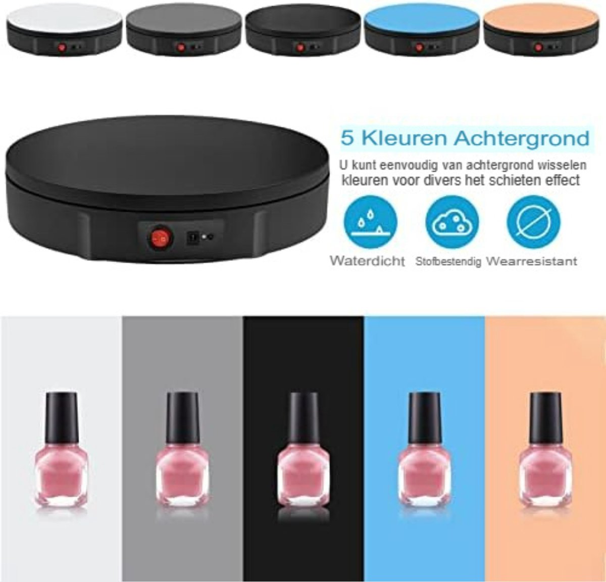 Draaitafel Elektrisch, Elektrische 360 graden draaitafel voor