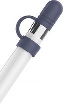 Ibley Siliconen dop voor Apple Pencil Donkerblauw - Vervangende dop - Anti lost cap - Dop beschermer - Lightning connector cover