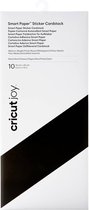 Cricut Joy Smart Sticker Cardstock - zwart - 14x33cm - 10 vellen