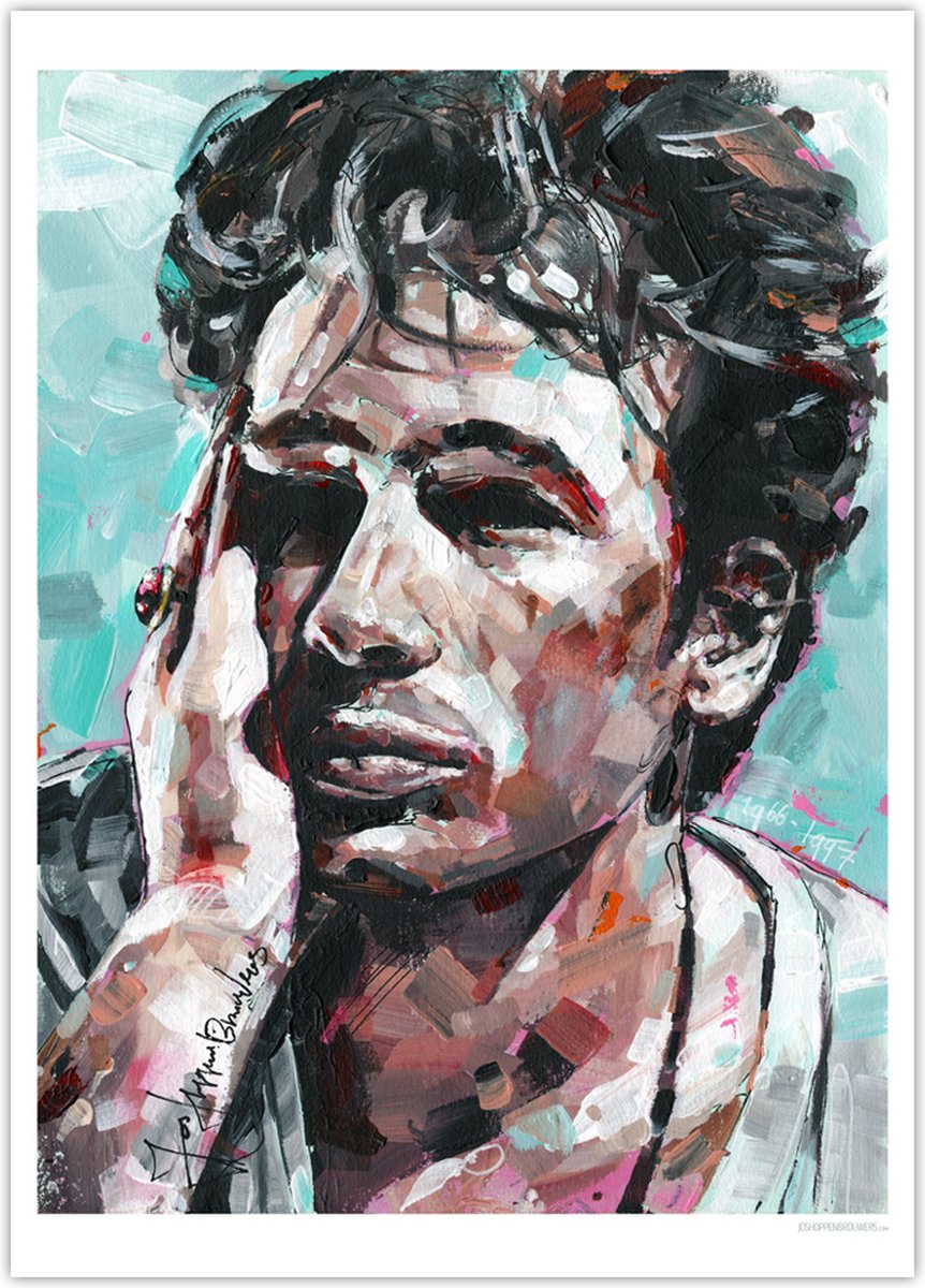 Yeepi Jeff Poster Buckley Music Tour vintage omslagposter, decoratief schilderij, canvas muurposters en kunstdruk, moderne decoratieve posters voor in de slaapkamer, 30 x 45 cm