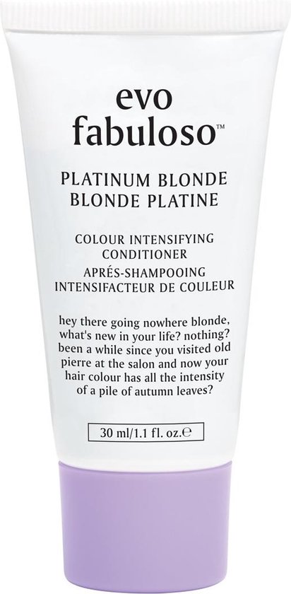 EVO Fabuloso Colour Boosting Treatment Mini -Platinum Blonde