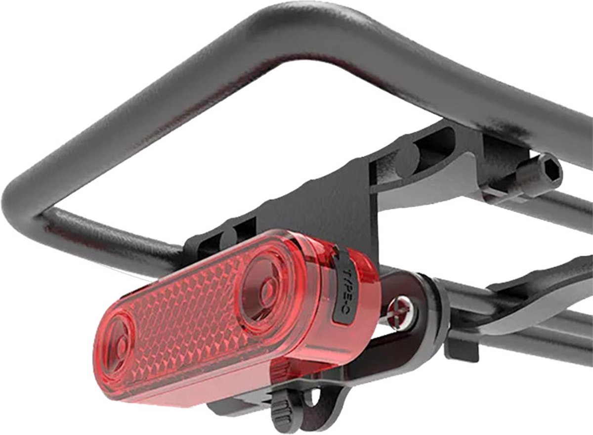 Gaciron - Achterlicht Fiets LED - Intelligent Remlicht - 60 lumen - USB Oplaadbaar - Bevestiging bagagedrager & zadel