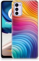 TPU Hoesje geschikt voor Motorola Moto G42 Regenboog