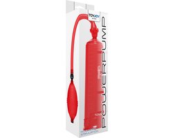 Toy Joy Power Pump - Penispomp - Rood - Ø 55 mm