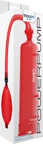Toy Joy Power Pump - Penispomp - Rood - Ø 55 mm