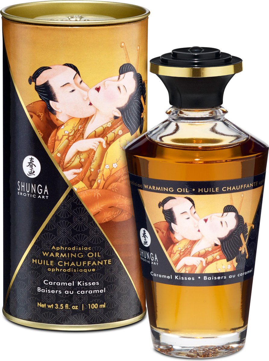 Goedkoopste Shunga - Verwarmende Olie - Om Van Het Lichaam Te Likken - Caramel Kisses