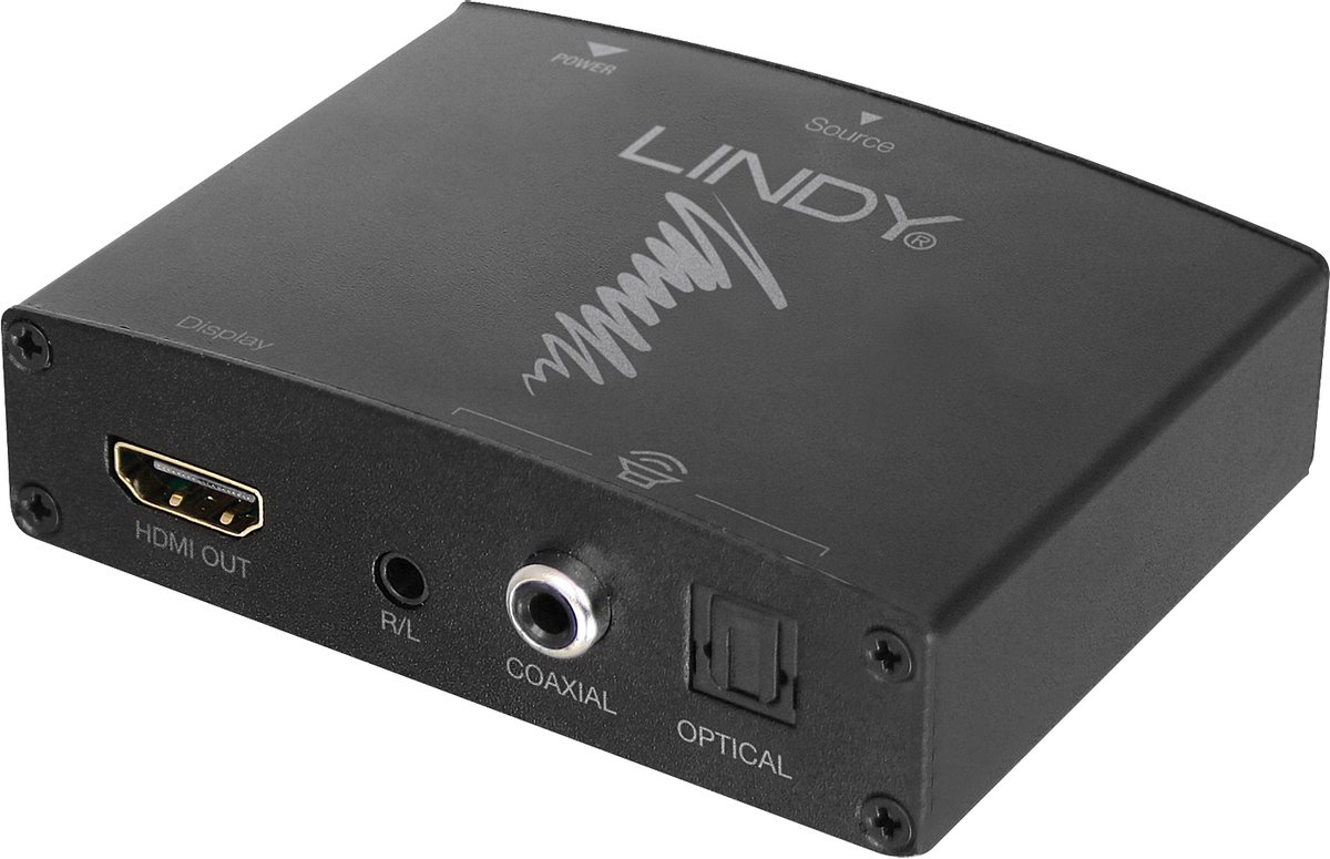 Lindy 38167 audio-omzetter Zwart