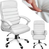 tectake® - Bureaustoel burostoel luxe directiestoel Paul - comfort - ergonomisch - wit