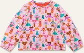 Trop l.sl. T-shirt 38 AOP Folk girls Pink: 140/10yr