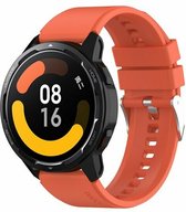 By Qubix 22mm - Siliconen sportband - Oranje - Huawei Watch GT 2 - GT 3 - GT 4 (46mm) - Huawei Watch GT 2 Pro - GT 3 Pro (46mm)