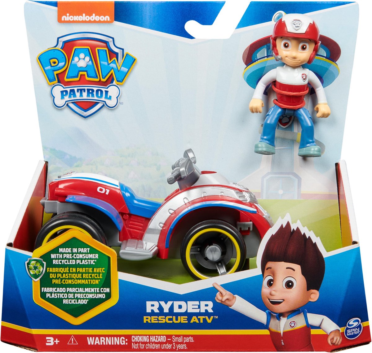 PAW Patrol - Ryder's Rescue ATV - speelgoedauto met speelfiguur — afbeelding 11