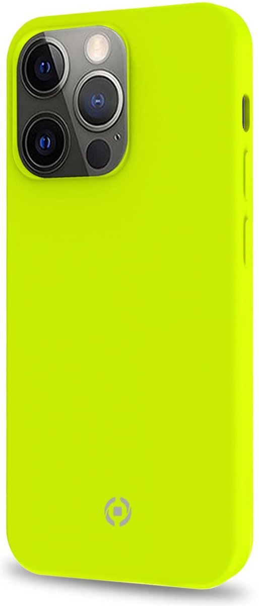 Celly - Cromo Back Cover iPhone 13 Pro Max - Kunststof - Geel -