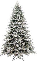 PRACHTIGE KERST® - Kerstboom met verlichting - 180cm - Met sneeuw - Kunstboom met LED
