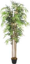 vidaXL-Kunstplant-bamboe-730-bladeren-120-cm-groen