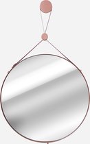 INSPIRE - Ronde spiegel CHANA - Ø 55 cm - hangende spiegel - metaal - koper