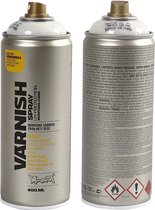 Montana TECH VARNISH Spray Spuitbussen - 400ml - Zijdeglans T1005