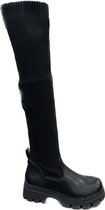 Botte - Femme - Zwart - Taille 38 - cuir artificiel