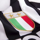 COPA - Juventus FC 1984 - 85 Retro Voetbal Shirt - L - Zwart; Wit