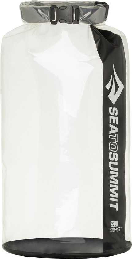 Sea to Summit - Stopper Clear Dry Bag - Drybags - Waterdichte zak / Droogzak - 20L - Zwart