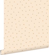 ESTAhome papier peint à pois beige - 139722 - 0,53 x 10,05 m