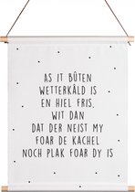 Friese Textielposter - Plak foar dy - Krúskes