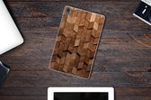 Silicone Tablet Hoes geschikt voor Lenovo Tab P11 | P11 Plus Wooden Cubes