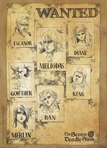 Poster The Seven Deadly Sins Wanted 38x52cm