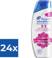 Head & Shoulders Shampoo - Glad & Zijdeglans 270ml - Voordeelverpakking 24 stuks