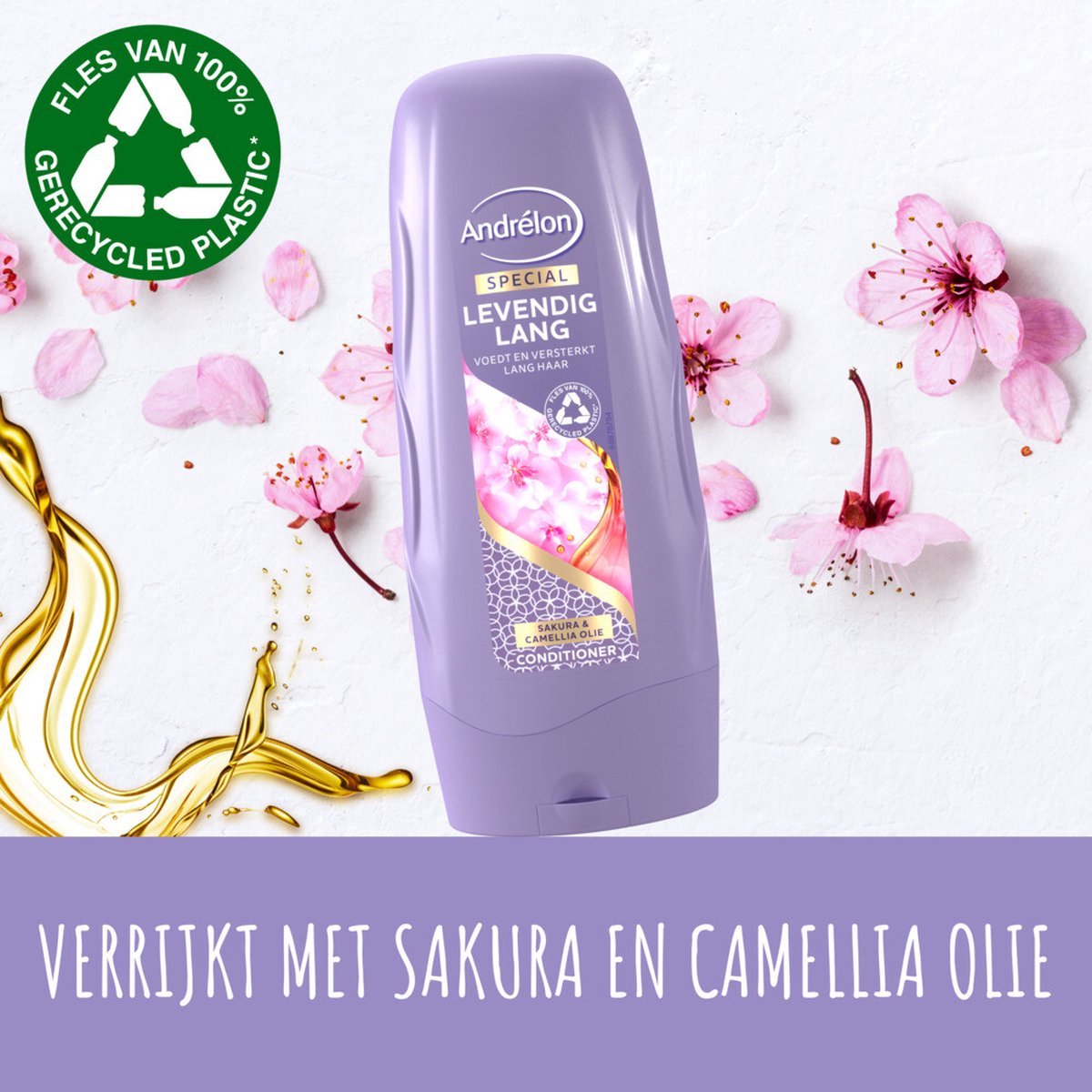 Andrelon Conditioner Levendig Lang 300 ml - Voordeelverpakking 3 stuks
