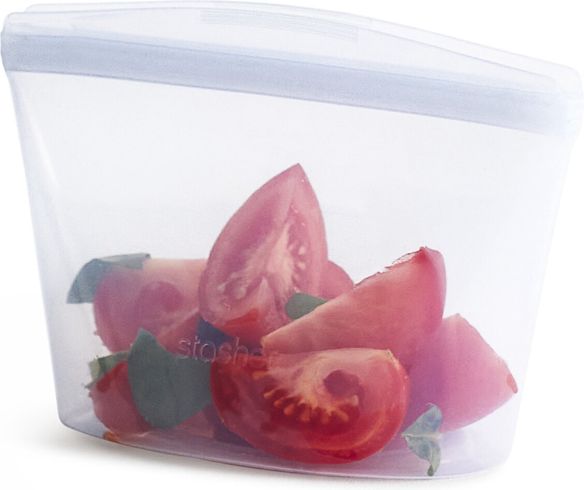 Siliconen Vershoudzak 473ml - Clear