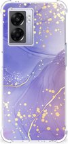 Back Cover geschikt voor OPPO A77 5G | A57 5G Watercolor Paars