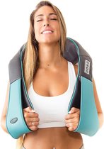 rugschouder & nek massager met warmte - diepe weefsel 3d kneden kussen massager voor nek, rug, schouders, voet, benen - elektrische volledige lichaamsmassage - voor thuis & de auto