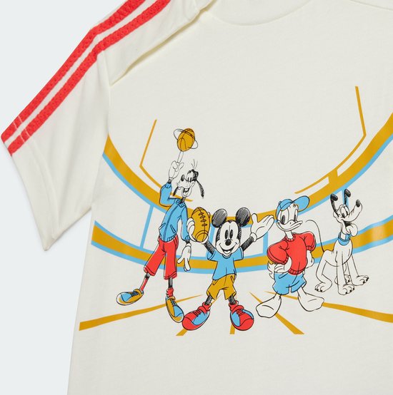 adidas Sportswear adidas x Disney Mickey Mouse T-shirt - Kinderen - Wit- 104