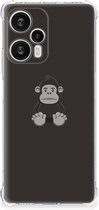 Smartphone hoesje Geschikt voor Xiaomi Poco F5 Hoesje Bumper met transparante rand Gorilla