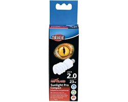 UV-B Lamp Trixie - Compact 23 Watt - 6x6x15.2 cm, UVB UVA Verlichting voor Reptielen en Amfibieën