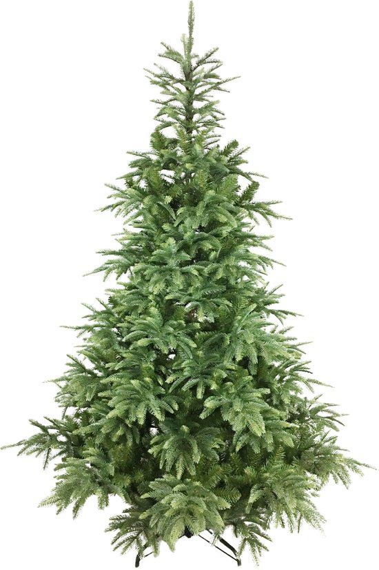 Foto: Premfy nordmann spar fir deluxe kunstkerstboom 180 cm 1600 takken pe pvc premium zeer realistische kerstboom zeer echt lijkende kunstkerstboom nordmann kerstboom grand natural green fir kerstboom kunststof kerstboom binnen luxe