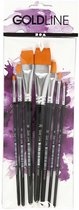 Gold Line - Assortiment, 0-20, plat, 7 assortis - Brosses rondes