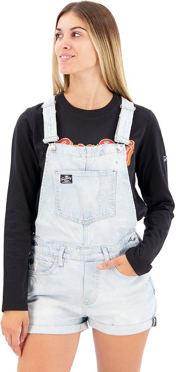Superdry Hot Mouwloze Overall 2XS Vrouw Bowery Vintage Bleach