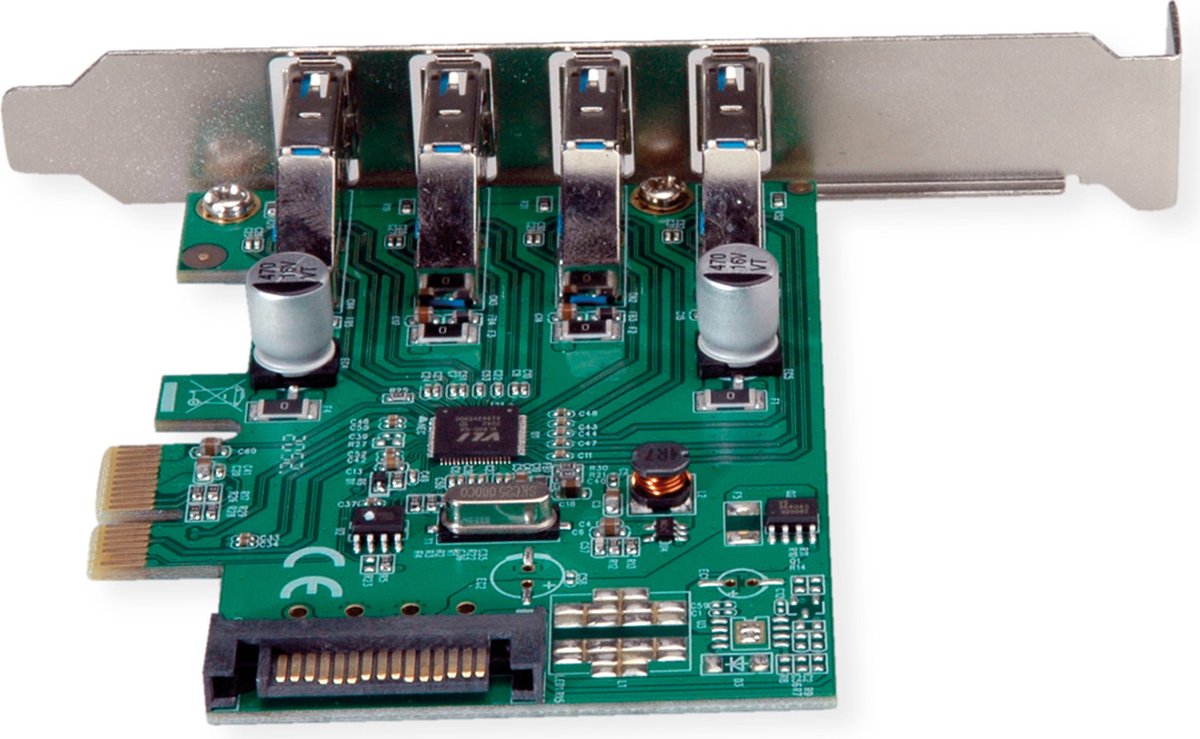 VALUE PCI-Express-Kaart, USB 3.2 Gen 1, 4 Poorts
