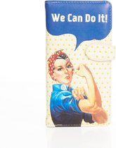 Porte-cartes Shagwear - Portefeuille pour femme - Portefeuille pour femme - Simili cuir - We Can Do It (009630Z)