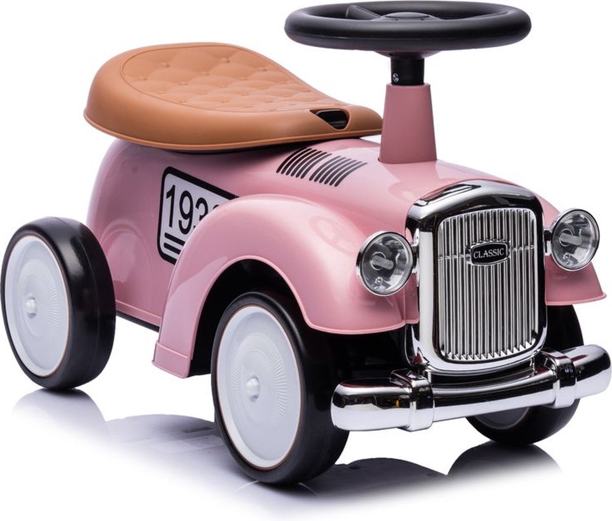 Classic 1930 Loopauto voor kinderen roze