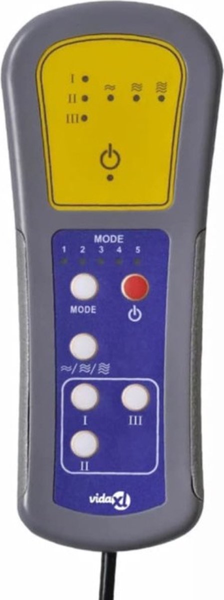 Afbeelding 2 van vidaXL Massagestoel Verstelbaar Fluweel Lichtgrijs