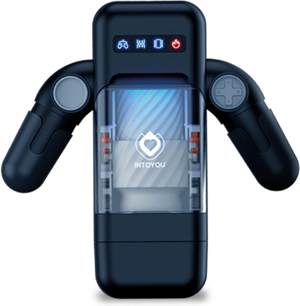 INTOYOU - Elon - Intelligente masturbator - telefoonhouder - verwarmt tot 42ºC - vibratie - stevige motoren