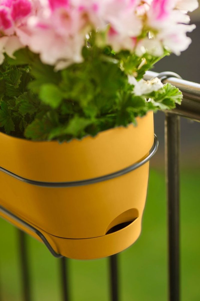 Elho Vibia Campana Balcony Planter Allin1 70 - Planter for Balcony