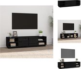 vidaXL TV-kast - Trendy - Meubel - 156 x 40 x 40 cm - Zwart - Kast
