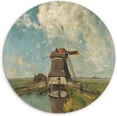 Au mois de juillet - Peinture de Paul Joseph Constantin Gabriel plaque murale cercle en plastique ⌀ 120 cm