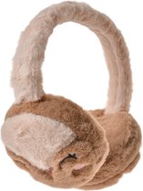 Clayre & Eef Cache-oreilles pour enfants one size Marron Peluche