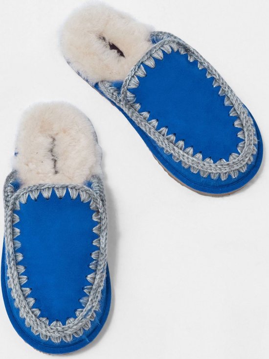 Mou Pantoufles femmes Chaussons Pantoufles Femme Daim